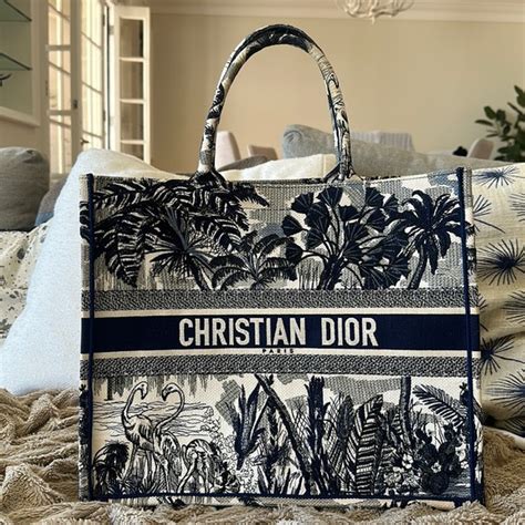 dior tote palm tree|The Dior Book Tote with Palm Trees.